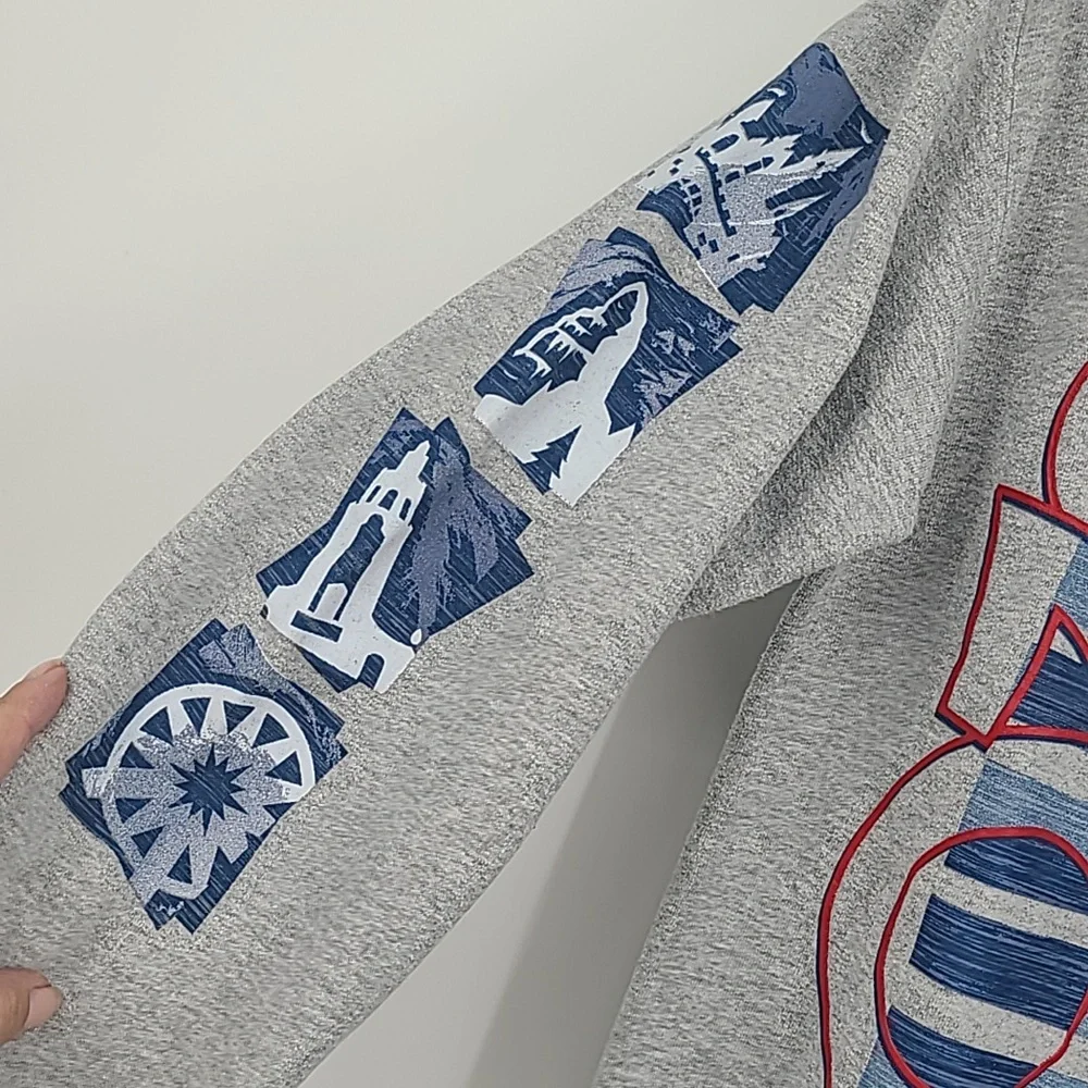 Disneyland resort 2020 crewneck sweatshirt gray small unisex - Picture 5 of 8